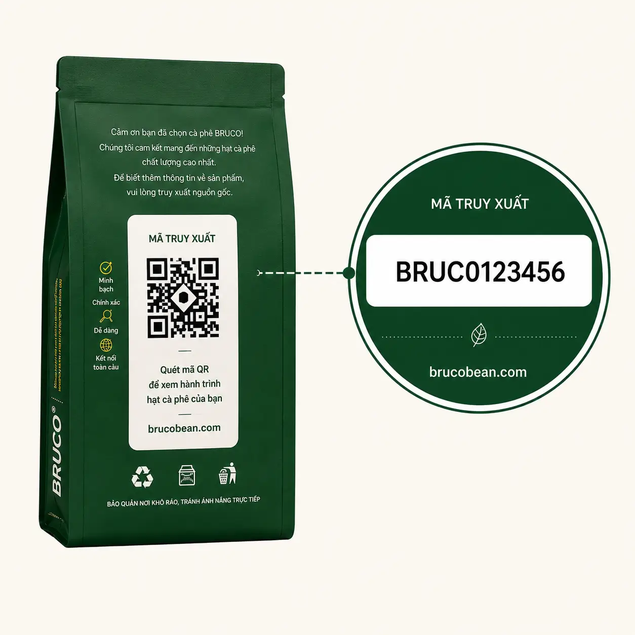 Enter the Bruco traceability code