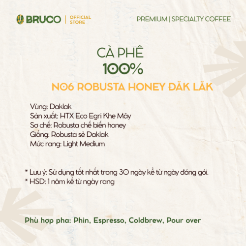 Alternative view of N06 - 3000g - Cà Phê Rang Mộc Nguyên Chất Robusta Honey Đăk Lăk