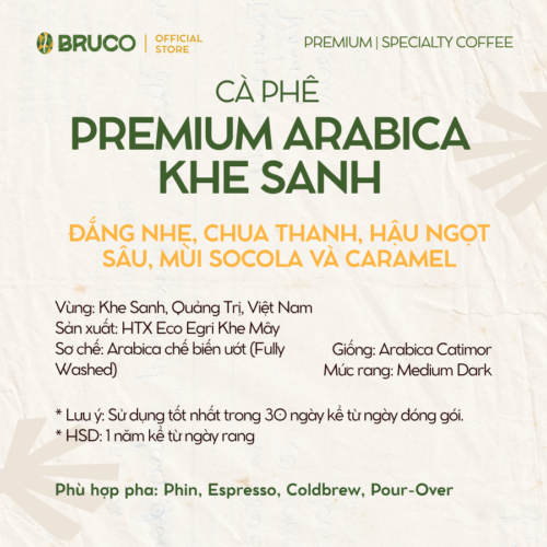 Alternative view of N07 - 500g - Premium Arabica Khe Sanh