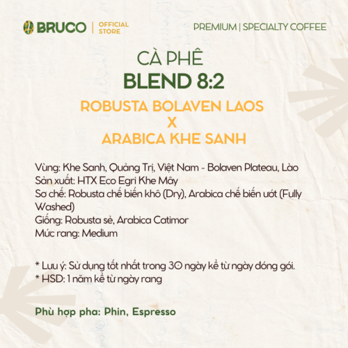 Alternative view of N03 - 1000gr - Cà Phê Rang Mộc Nguyên Chất Robusta Bolaven Laos x Arabica Khe Sanh