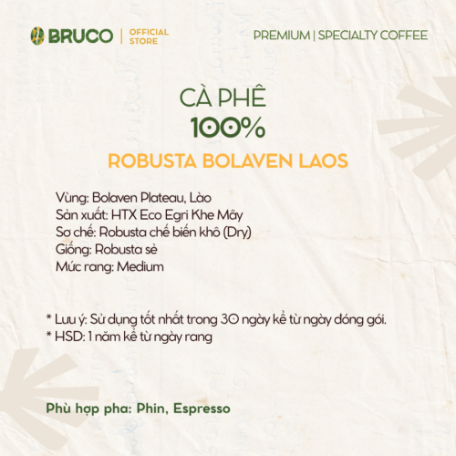 Alternative view of N05 - 3000g -  Cà Phê Rang Mộc Nguyên Chất Robusta Lào - Pha Phin & Pha Máy